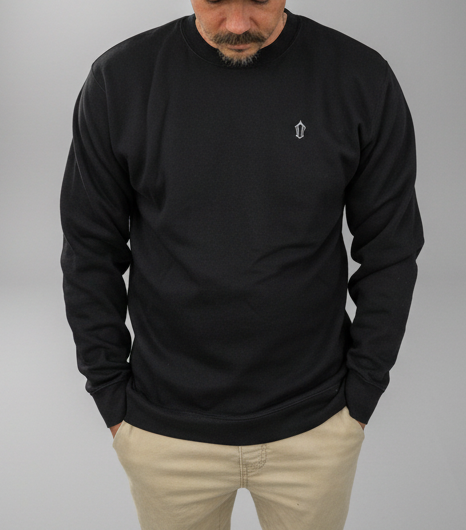 Long sleeve Embroidered Crew