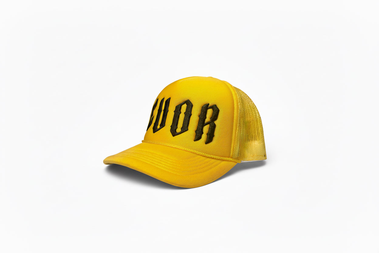 Yellow Foam Trucker